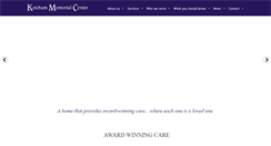 Desktop Screenshot of ketchammemorial.com